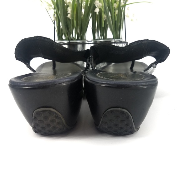 ❣SOLD❣Cole Haan Black Nike Air Slide Sandals - Picture 6 of 7